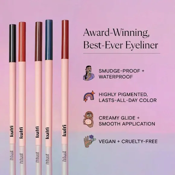 Kulfi- Underlined Kajal Waterproof Long-Wear Eyeliner in Jamun Glaze (bronze) - Picture 7 of 11